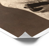 Poster Femme rétro des années 40 en maillot de bain (Coin)