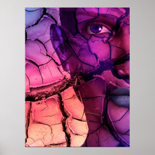 Poster Femme sans eau - ART surréaliste