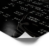 Poster Femme scientifique ASCII (Coin)