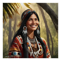 Poster Femme Seminole