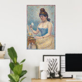 Poster Femme Seurat Se Poussant (Bureau à domicile)