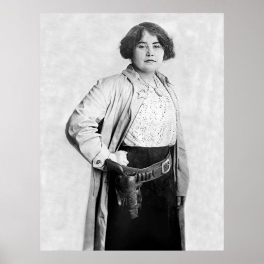 Poster Femme Sheriff, 1910 (Devant)