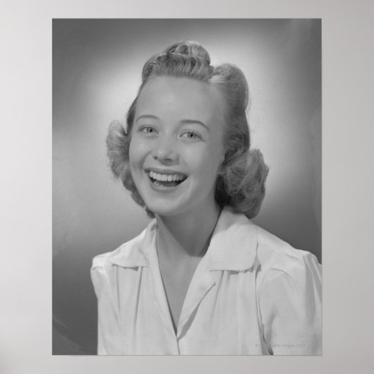 Poster Femme souriante (Devant)