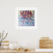 Poster Femme sous la glycine (Cuisine)