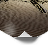 Poster Femme sous l'eau Dystopian Abstrait AI Art (Coin)