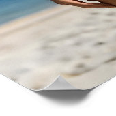 Poster Femme sur la plage (Coin)