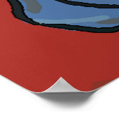 Poster Femme sur le téléphone portable Matisse Style (Coin)