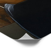 Poster Femme surprise à lire le journal (Coin)