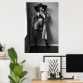 Poster Femme tatouée (Bureau à domicile)