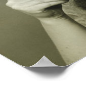 Poster Femme tenant des tasses (Coin)