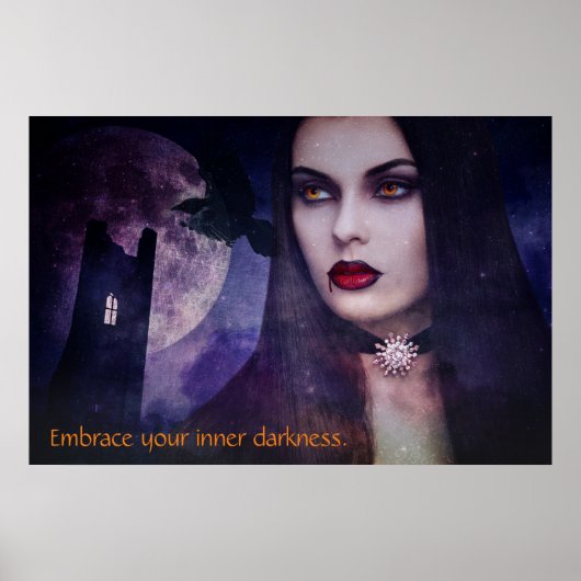 Poster Femme Vampire (Devant)