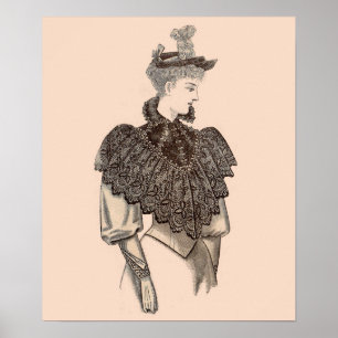 Poster Femme victorienne 1897