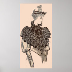 Poster Femme victorienne 1897