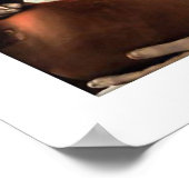 Poster femme victorienne cheveux haut en perles (Coin)