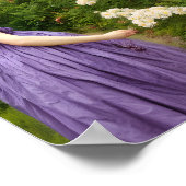 Poster Femme victorienne dans le jardin (Coin)