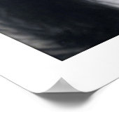 Poster femme victorienne noir et blanc, cheveux longs (Coin)