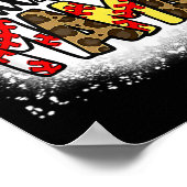 Poster FEMME Vie Softball Baseball Fête des mères (Coin)