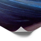 Poster Femme vintage en bleu (Coin)