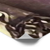 Poster Femme vintage en Corse (Coin)