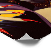 Poster Femme vintage Vampire (Coin)