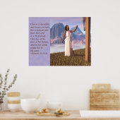 Poster Femme Virtuelle (Cuisine)