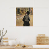 Poster Femme, Visite d'un musée - Edgar Degas Art (Cuisine)
