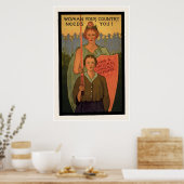 Poster Femme Votre Pays A Besoin De Vous ! (Cuisine)