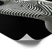 Poster Femme zébrée (Coin)