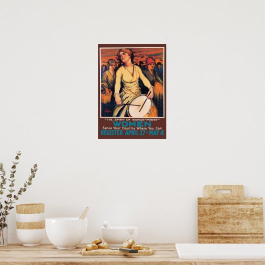 Poster Femmes (Cuisine)