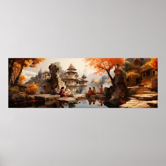 Poster Femmes à la propriété estivale du Raja - Ultra lar (Devant)