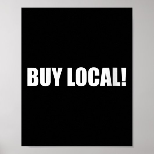 Poster Femmes Acheter Local De l'environnement Protection (Devant)