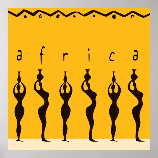 Poster Femmes africaines (Devant)