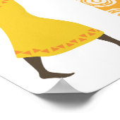 Poster Femmes africaines transportant l'eau (Coin)