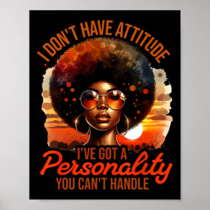 Poster Femmes afro-américaines Black Pride Femmes afro-am