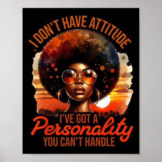 Poster Femmes afro-américaines Black Pride Femmes afro-am (Devant)