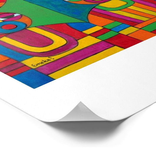 Poster Femmes avec des calebasses par Emeka ! (Coin)