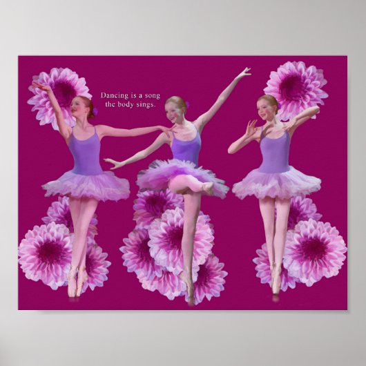 Poster FEMMES Ballerina et Pink (Devant)