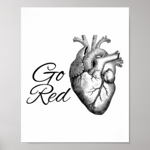 Poster Femmes Cardiologie Mois Février Cardiologie