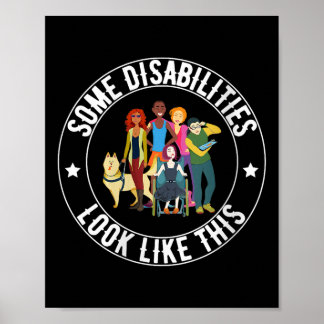 Poster Femmes Certaines Personnes Handicapées Ressemblent
