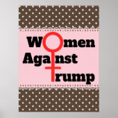 Poster Femmes contre Trump (Devant)