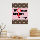 Poster Femmes contre Trump (Cuisine)