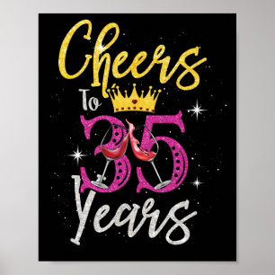 Poster Femmes Courrier à 35 Ans 1987 35E Anniversaire