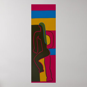 Poster Femmes dans le rose