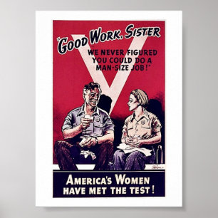 Poster Femmes de 2ème guerre mondiale