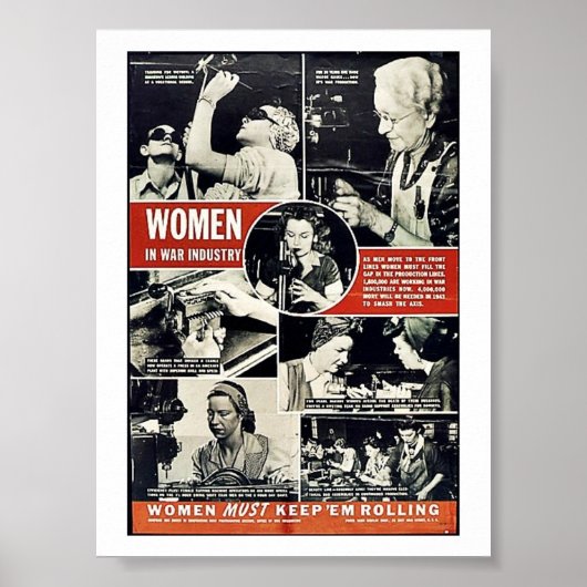 Poster Femmes de 2ème guerre mondiale (Devant)