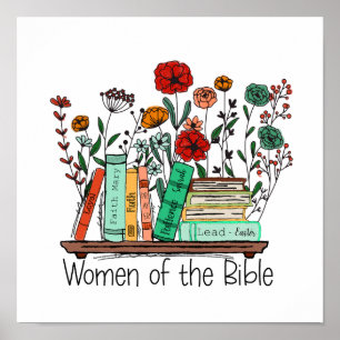Poster Femmes de la Bible, Floral Christian