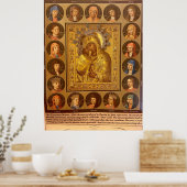 Poster Femmes de l'Ancien Testament avec Notre-Dame (Cuisine)