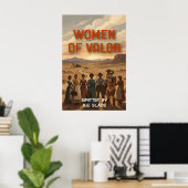 Poster Femmes de valeur de l'affiche (Bureau à domicile)