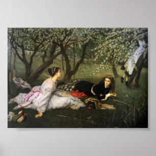 Poster Femmes en fleurs Apple