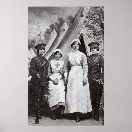 Poster Femmes en guerre, 1914-18 (Devant)